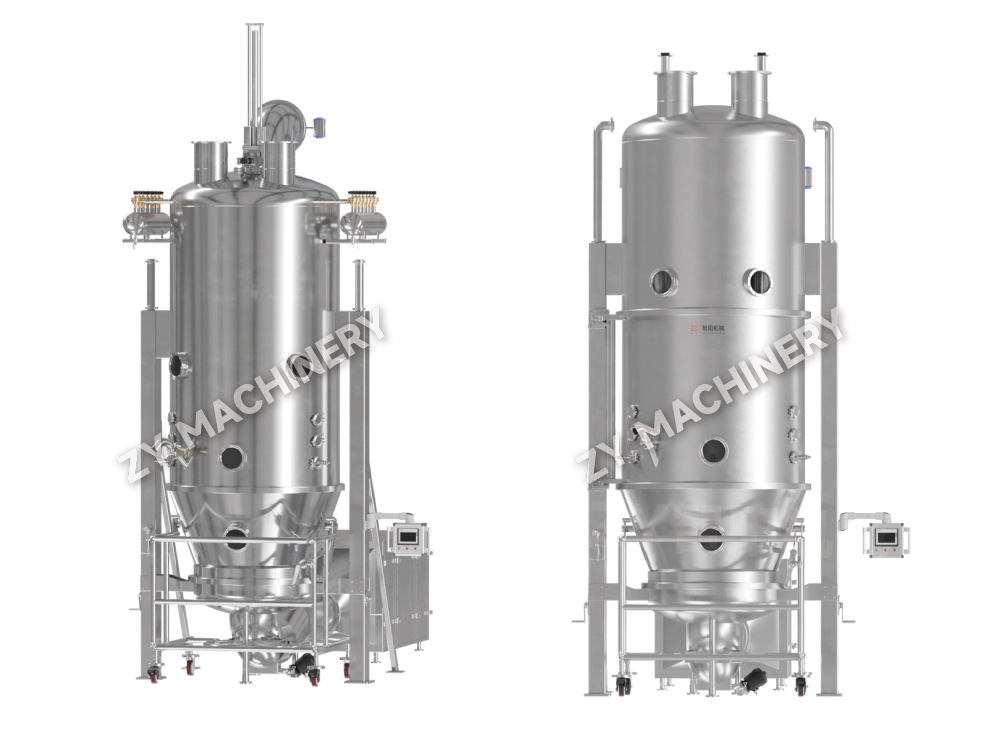 FL-B granulerings- och torkmaskin med fluidbädd (enstegsgranulator)